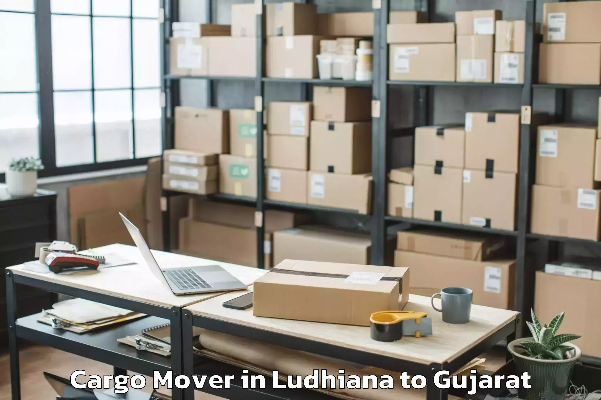 Top Ludhiana to Ahmedabad Airport Amd Cargo Mover Available